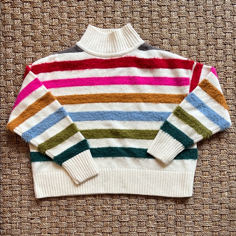 Gap kids size S Striped Multicolor Sweater NEVER WORN NWOT